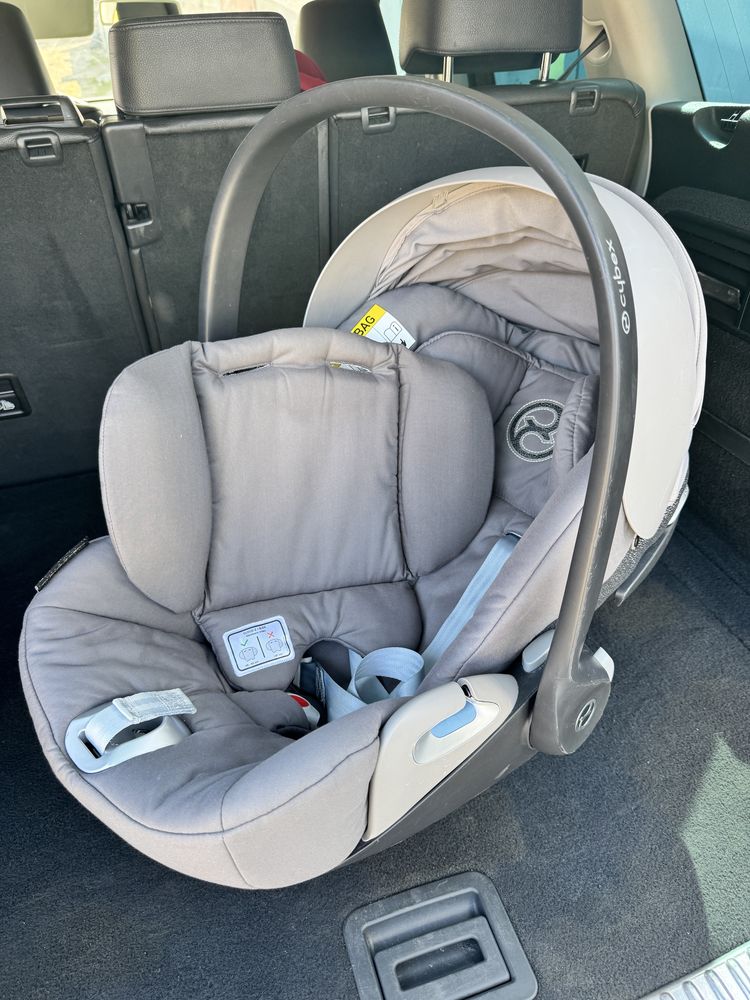 Автокрісло cybex cloud z i-size. Сіре. З базою