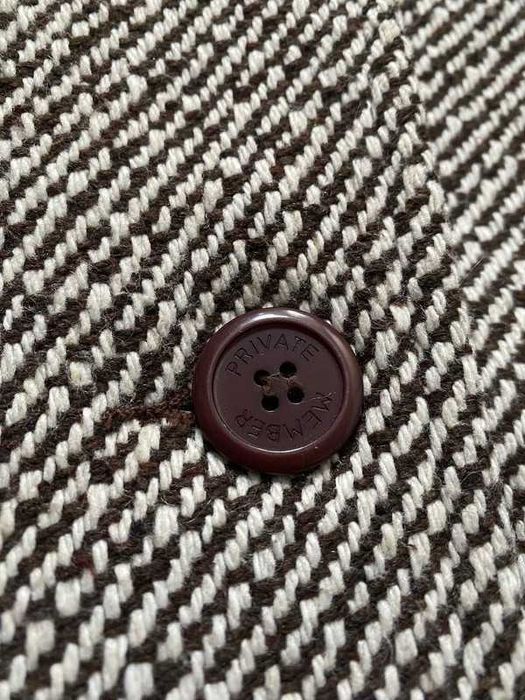 Beżowo-brązowy krótki płaszcz Private Member L/XL 40/42