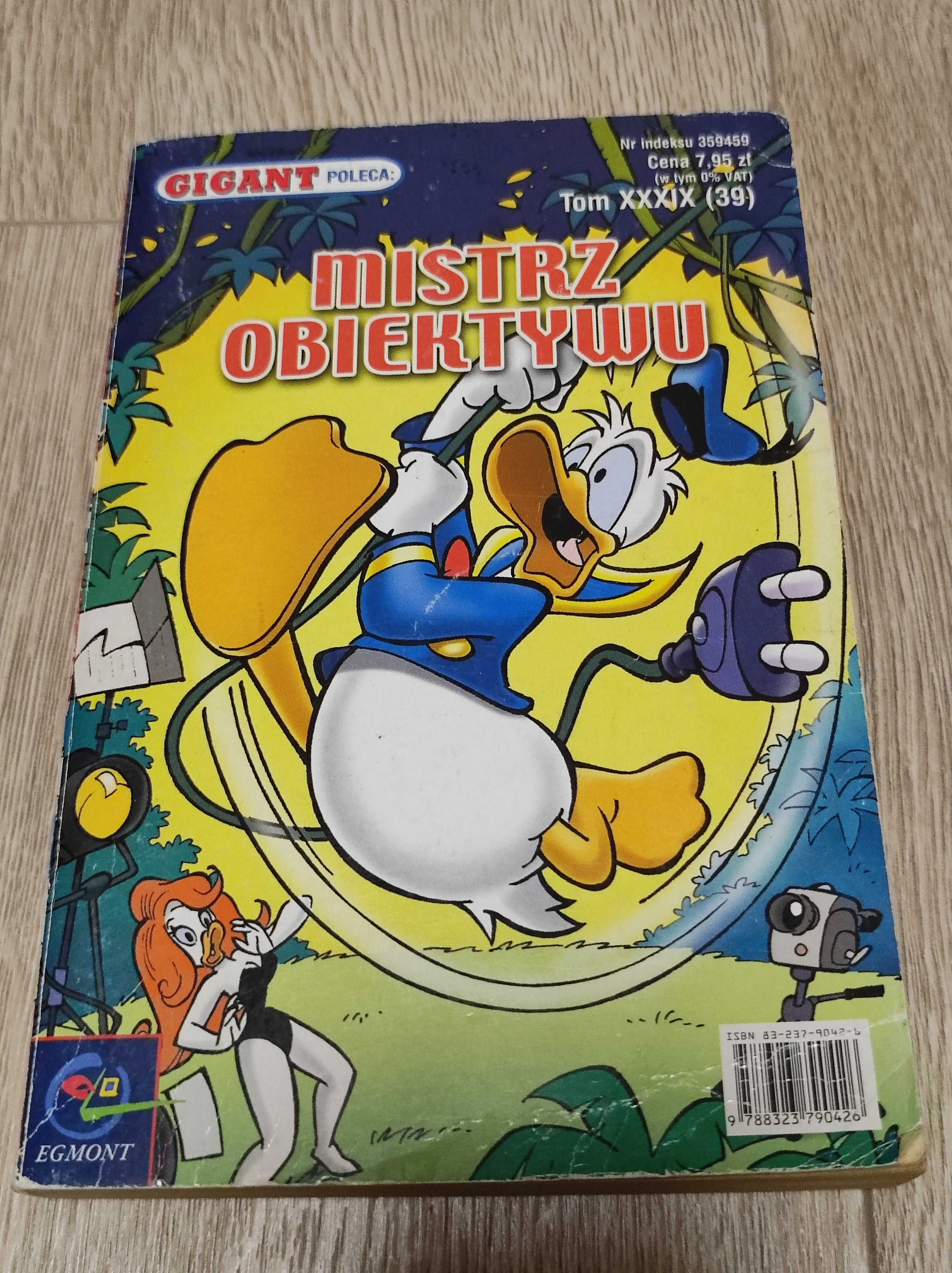 Komiks kaczor Donald Gigant Poleca mistrz obiektywu