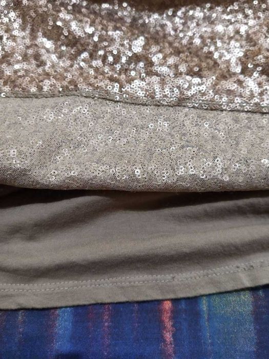 Блестящая сверкающая юбка на праздник