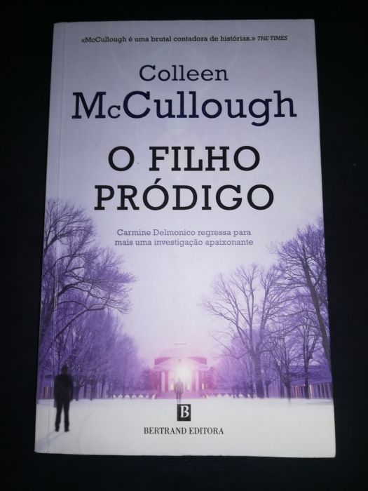 "O Filho Pródigo" de Colleen McCullough (Como Novo)