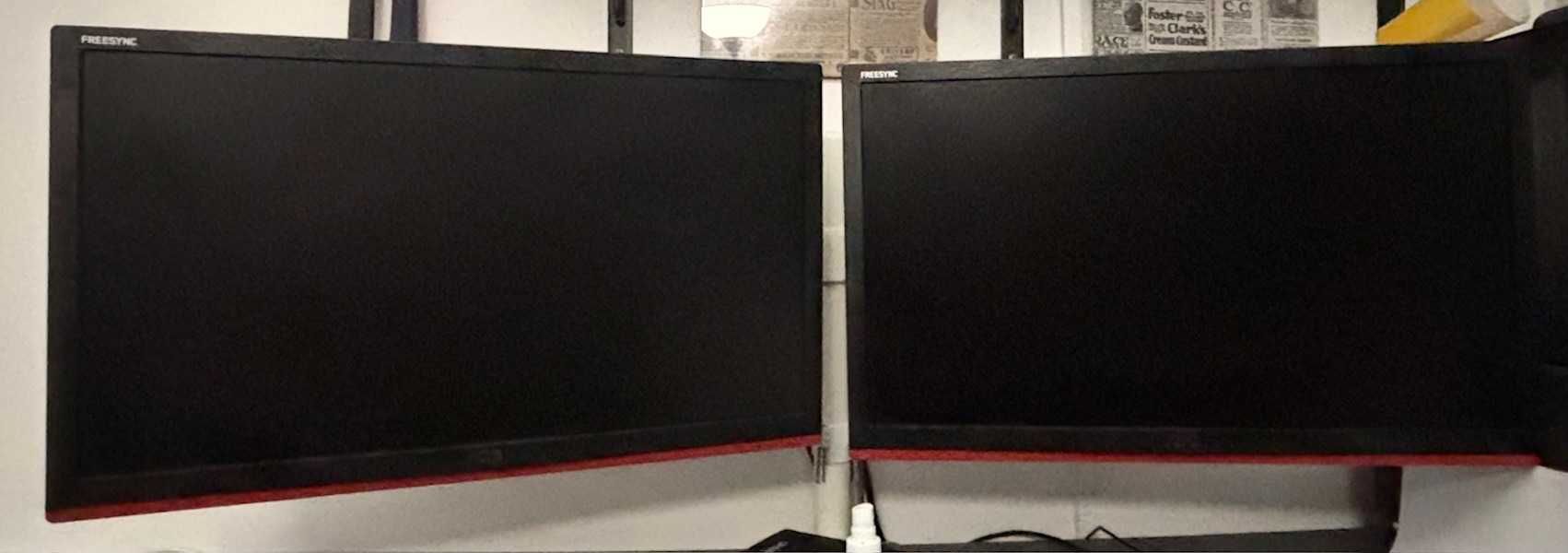 Dois Monitores AOC G2260VWQ6