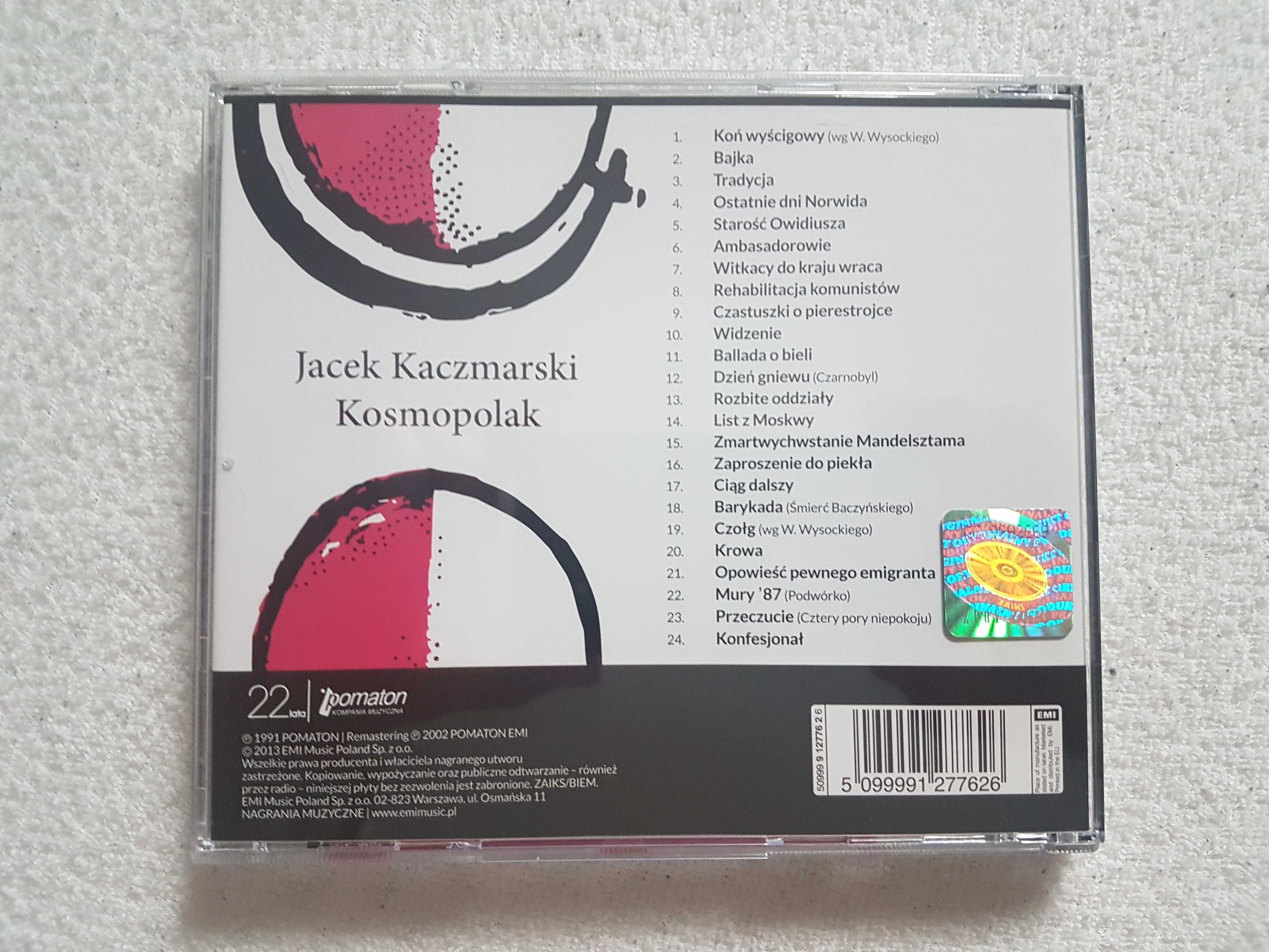 Jacek Kaczmarski, Kosmopolak, CD