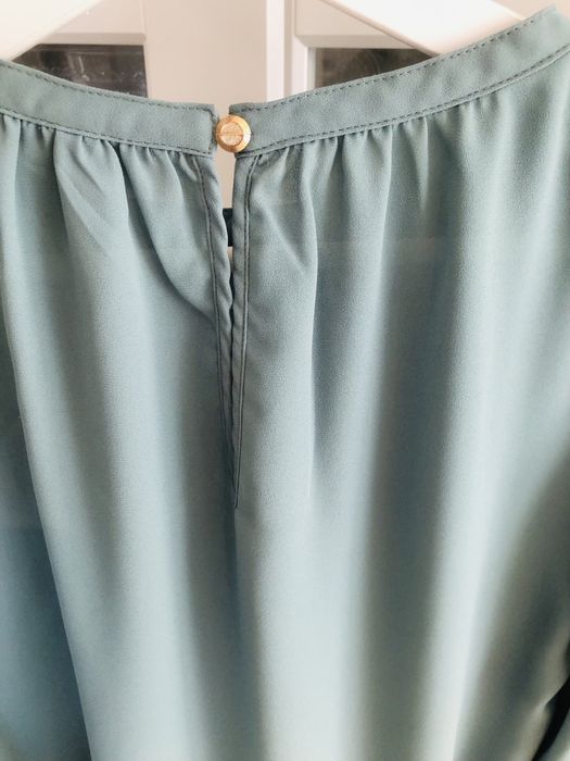 Piękna zielona bluzka- H&M - 34/XS