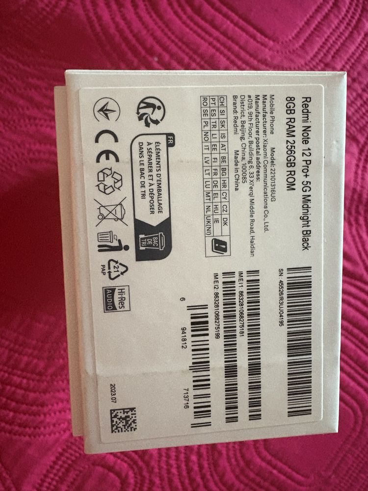 Redmi note 12 pro + 5G na caixa sem riscos