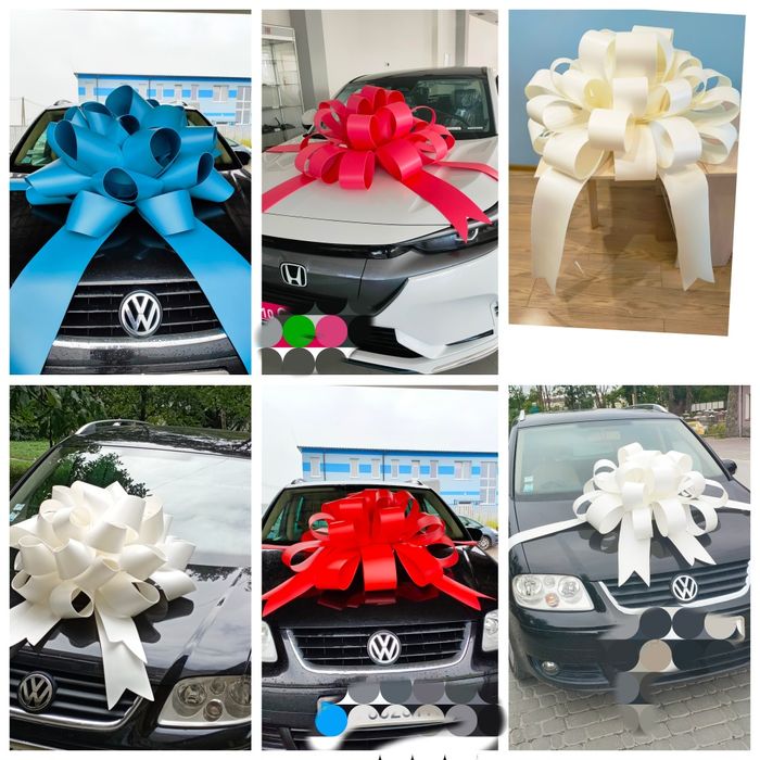 Бант великий подарунковий, бантик на автомобіль