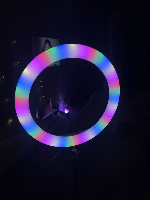 Кругова лед лампа блогерська 30 см