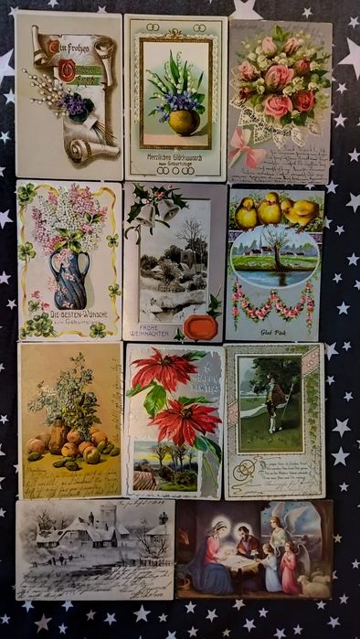 Открытки антикварные.