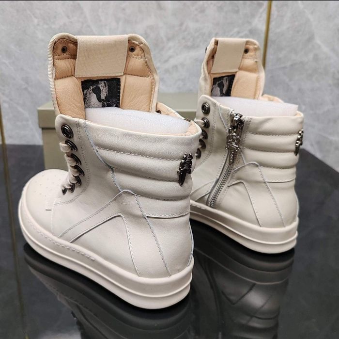 Кросівки Rick Owens Geobasket x Chrome Hearts/кеды рик овенс геобаскет
