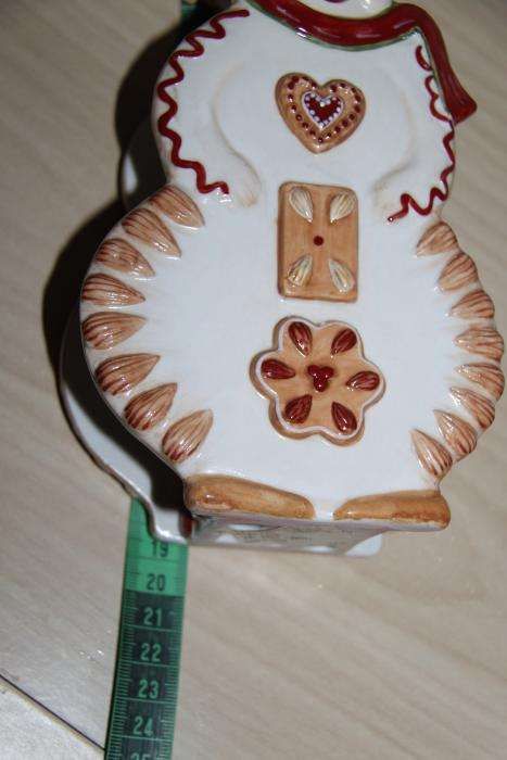 Подсвечник снеговик от villeroy & boch