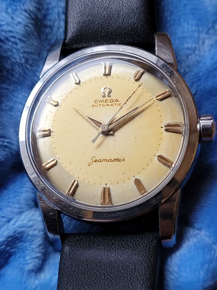 Zegarek vintage Omega seamaster automatic cal.501 "fat lugs"