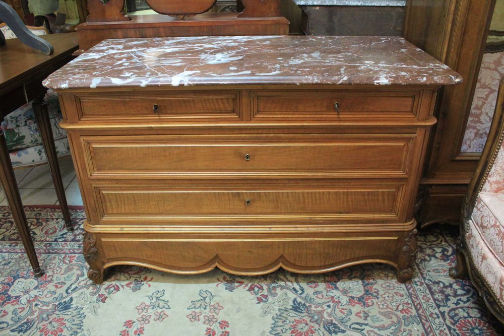 Ludwikowska komoda blat marmur - Gryfino