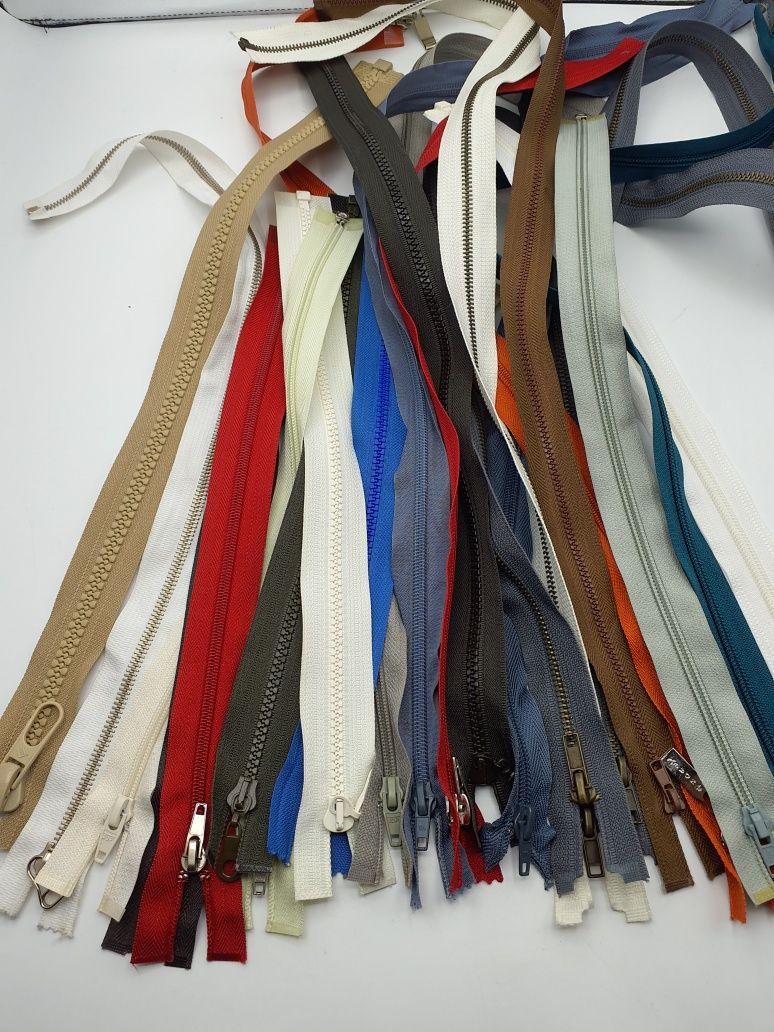 Zamek suwak zestaw 22 szt.od 35 cm.do 75 cm.Promocja