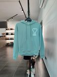 Худі AMI Paris Oversize Ami de Coeur hoodie Mint