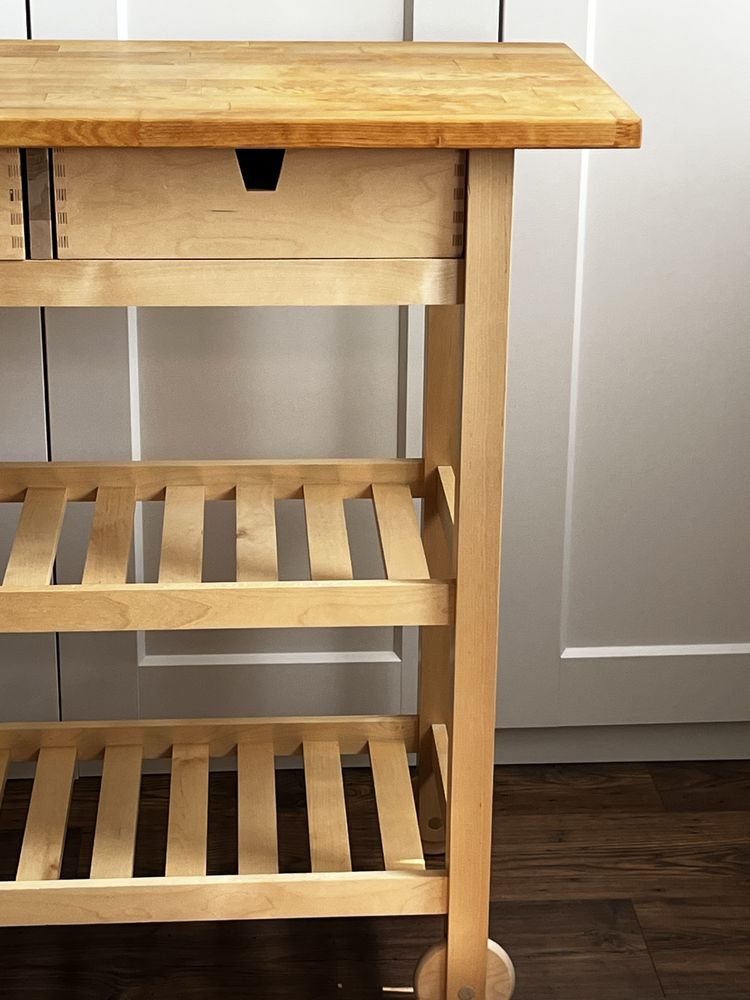 Barek kuchenny, brzoza, pomocnik kuchenny ikea