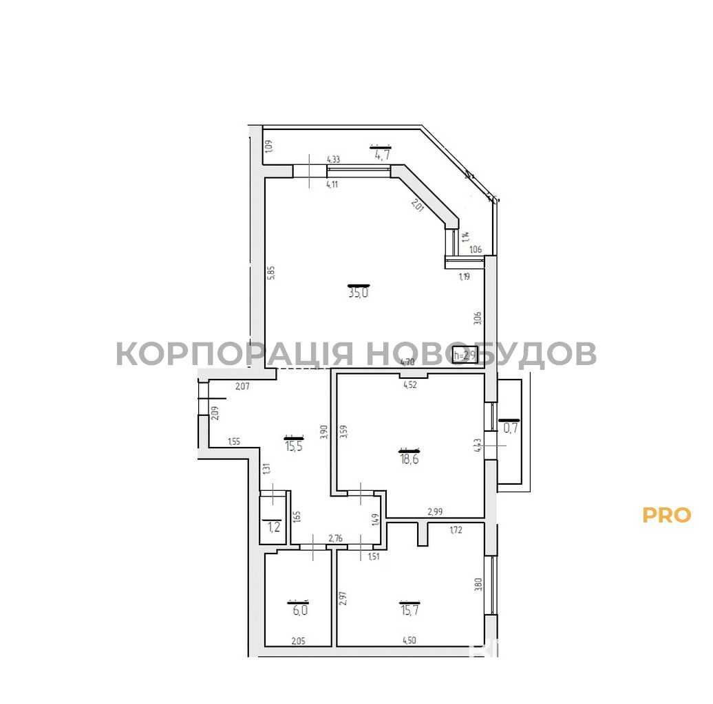 Продаж видової 3-км квартири у ЖК "Silver Park"; вид на річку