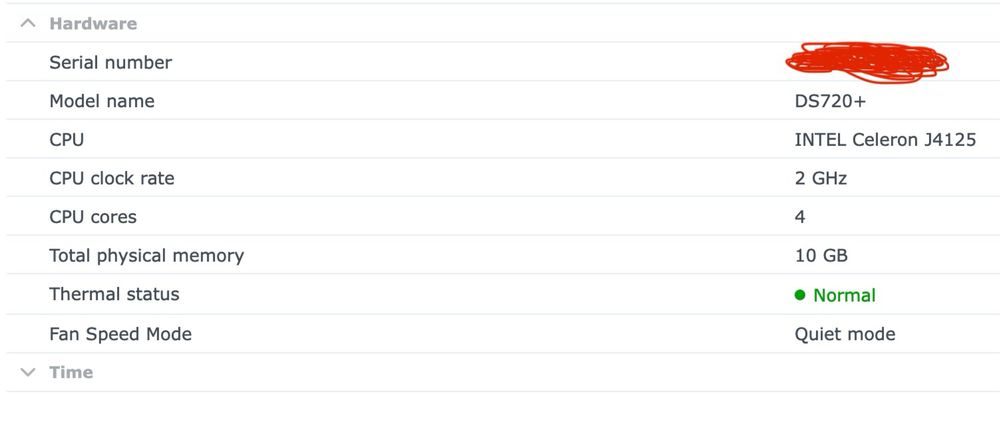 Synology DS720+ c/ 2x HDD’s 6TB (excelente estado)