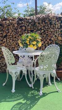 Zestaw ogrodowy stół +4 krzesła