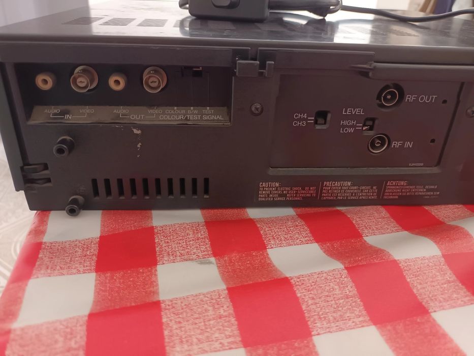 Gravador/ leitor VHS vintage National