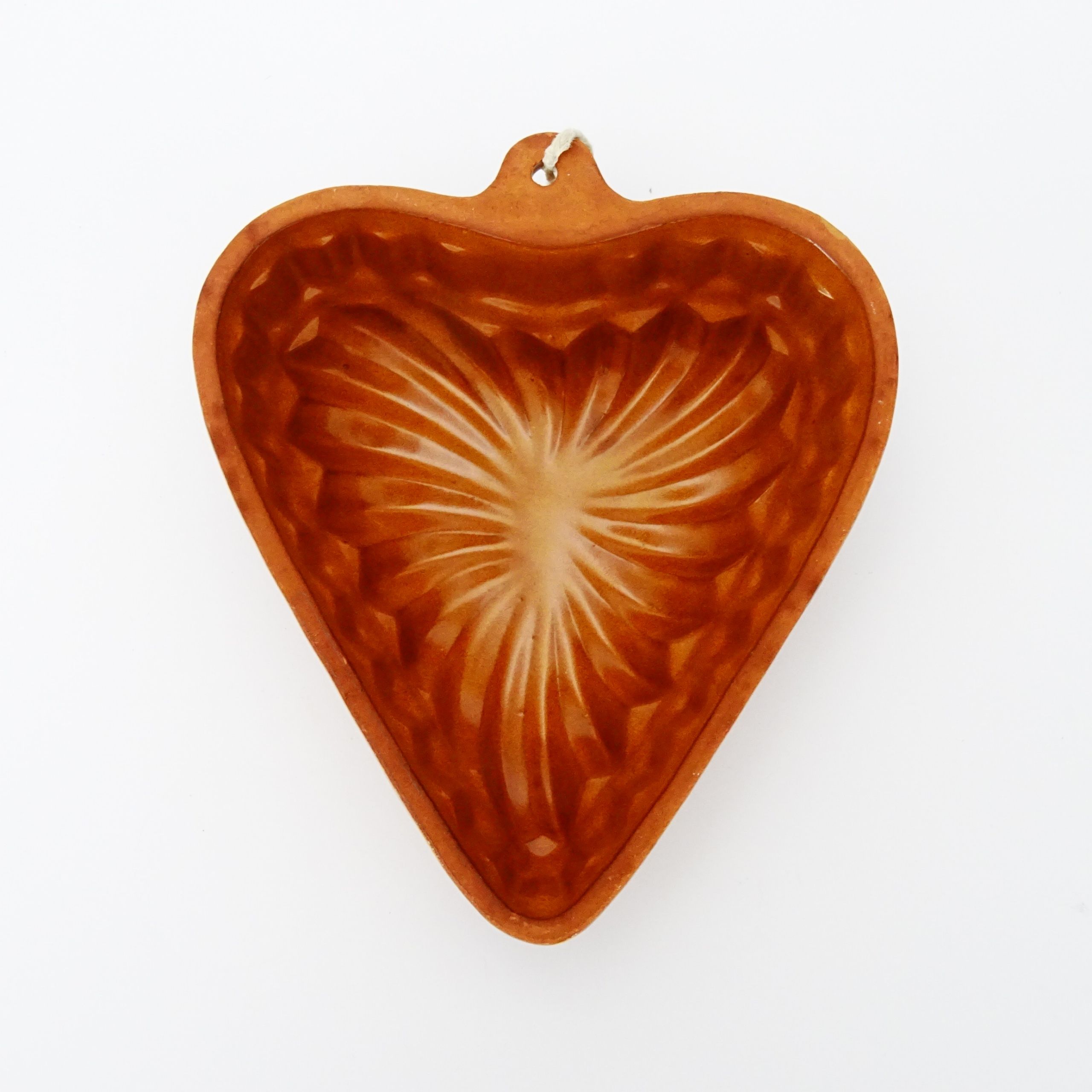 piękna ceramiczna forma do pieczenia / serce