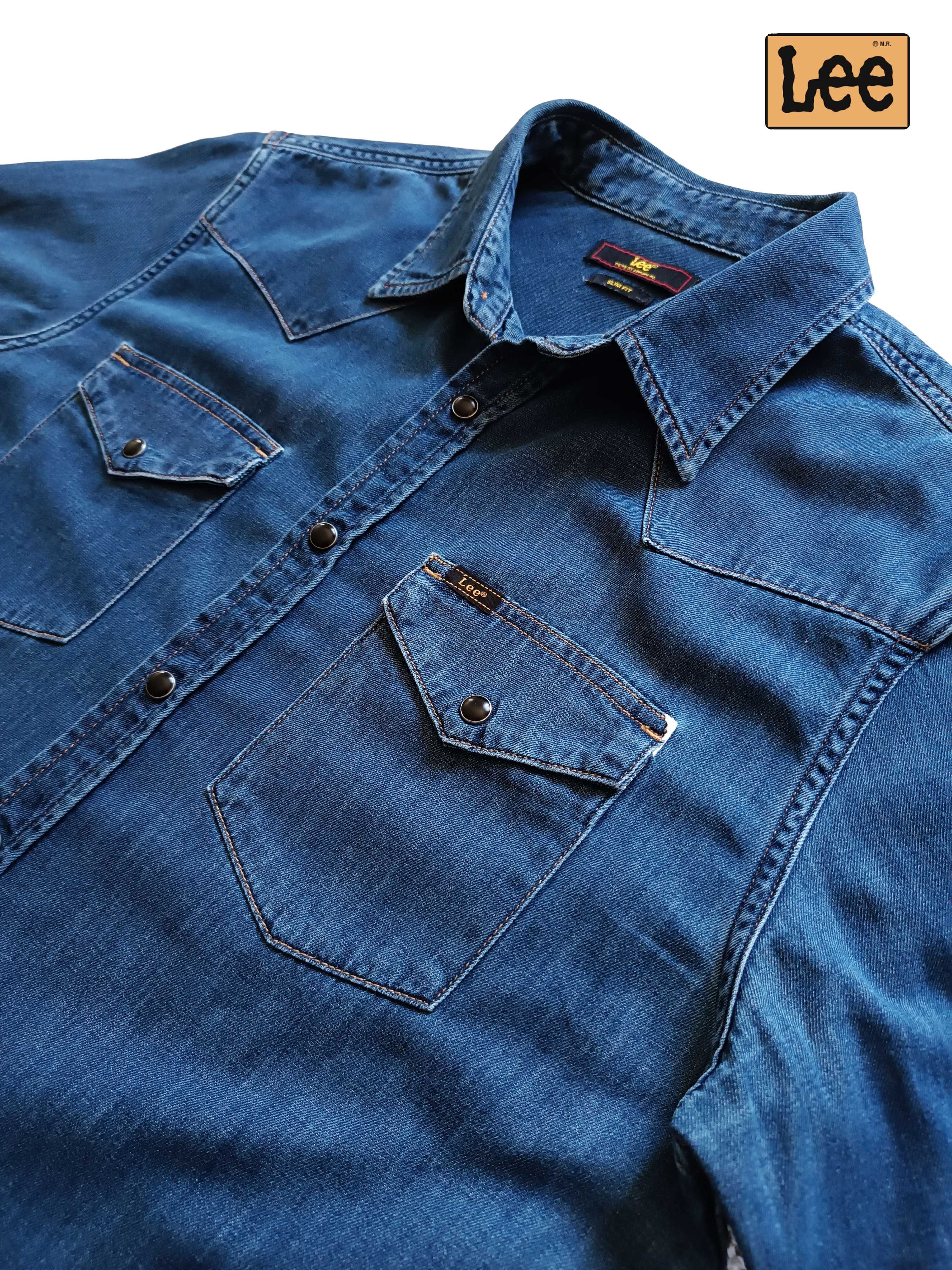 Джинсовая рубашка Lee Оригинал Slim Fit. Новое состояние.