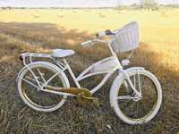 Bialo zloty rower Plumbike