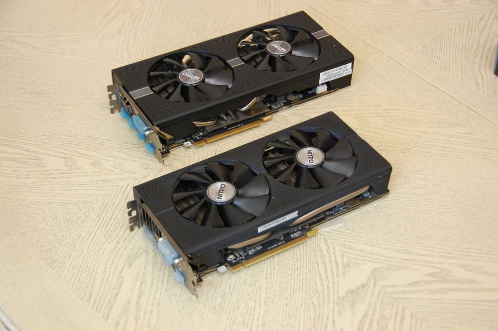 Видeокарта SAPHIRE NITRO RX480 и RX580  8 GB