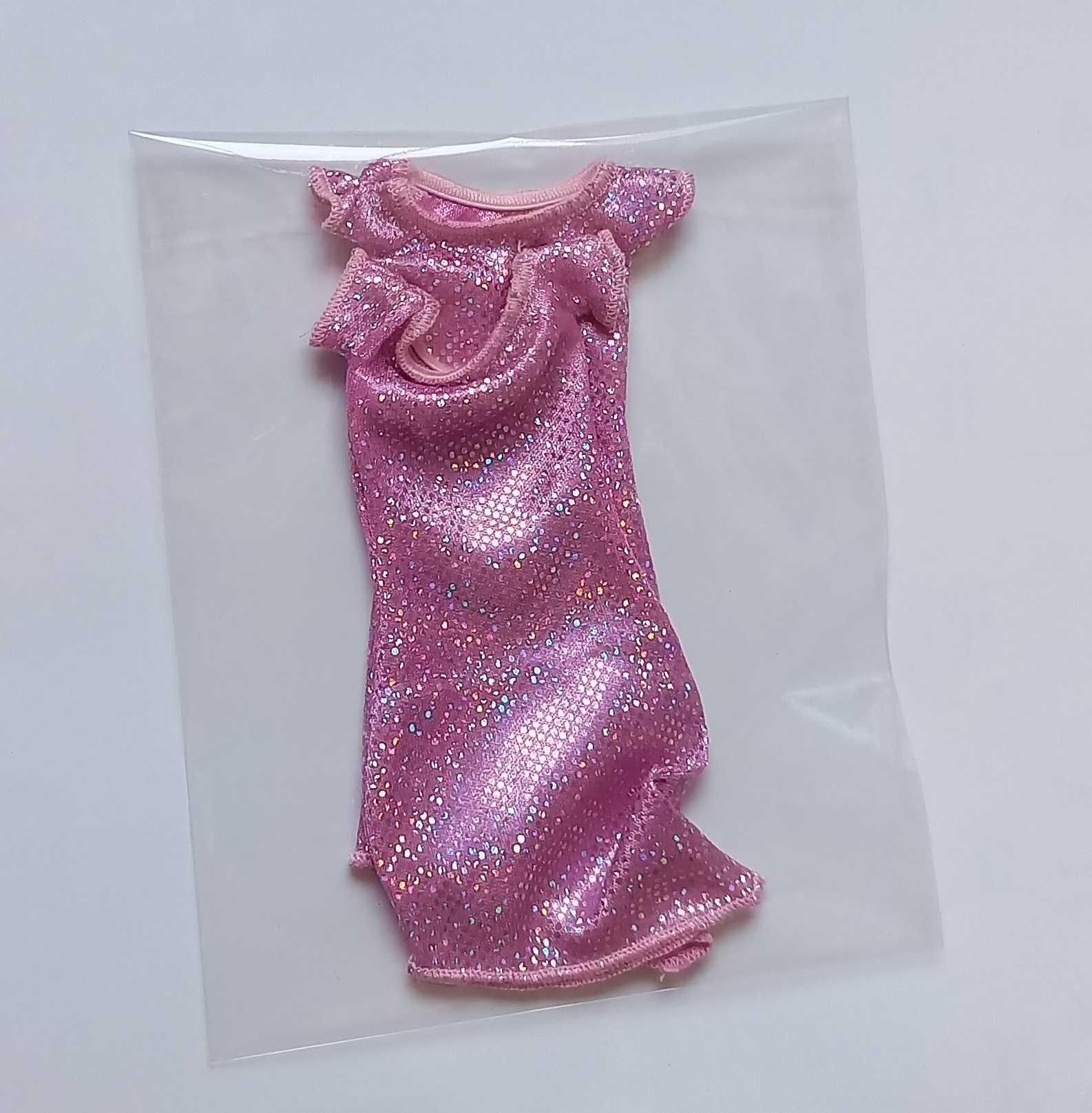 Zestaw 2 różowych sukienek Mattel dla lalki Barbie