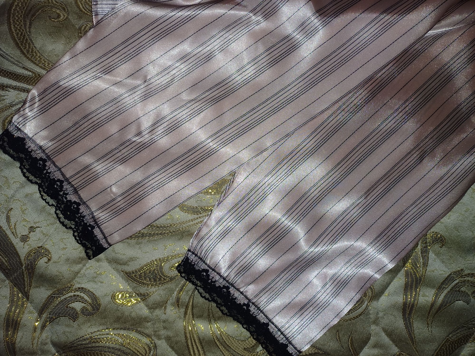 Замечательная пижама в полоску lingerie размер S - 44р