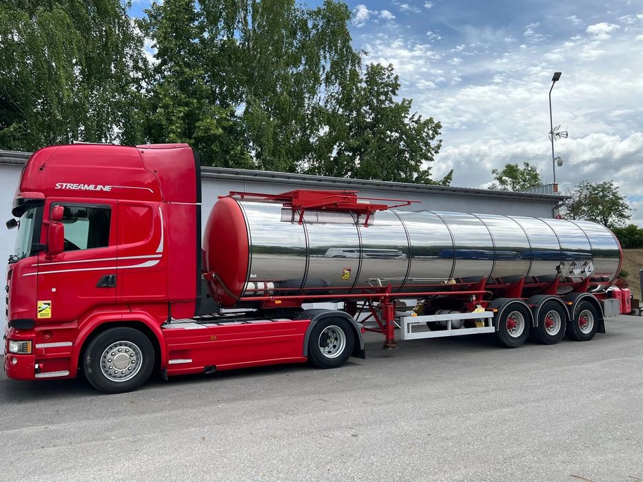 Kassbohrer STS 32  Naczepa Chemiczna LHBH stan Idealny