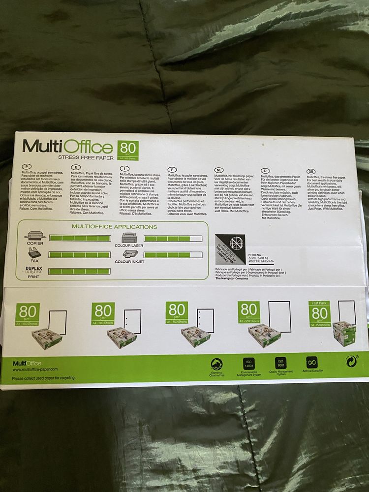 Papel A4 MultiOffice 80gr