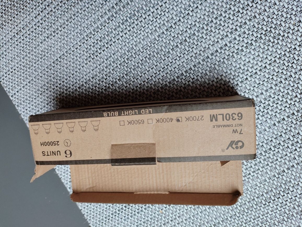 Żarówki LED Light bulb 6 sztuk 7W