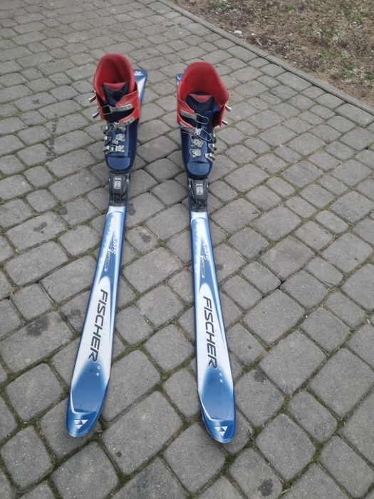 Narty zjazdowe Fischer wraz z butami rozmiar 42