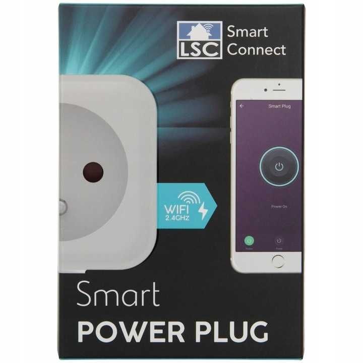 Gniazdo elektryczne WIFI LSC Smart home Connect