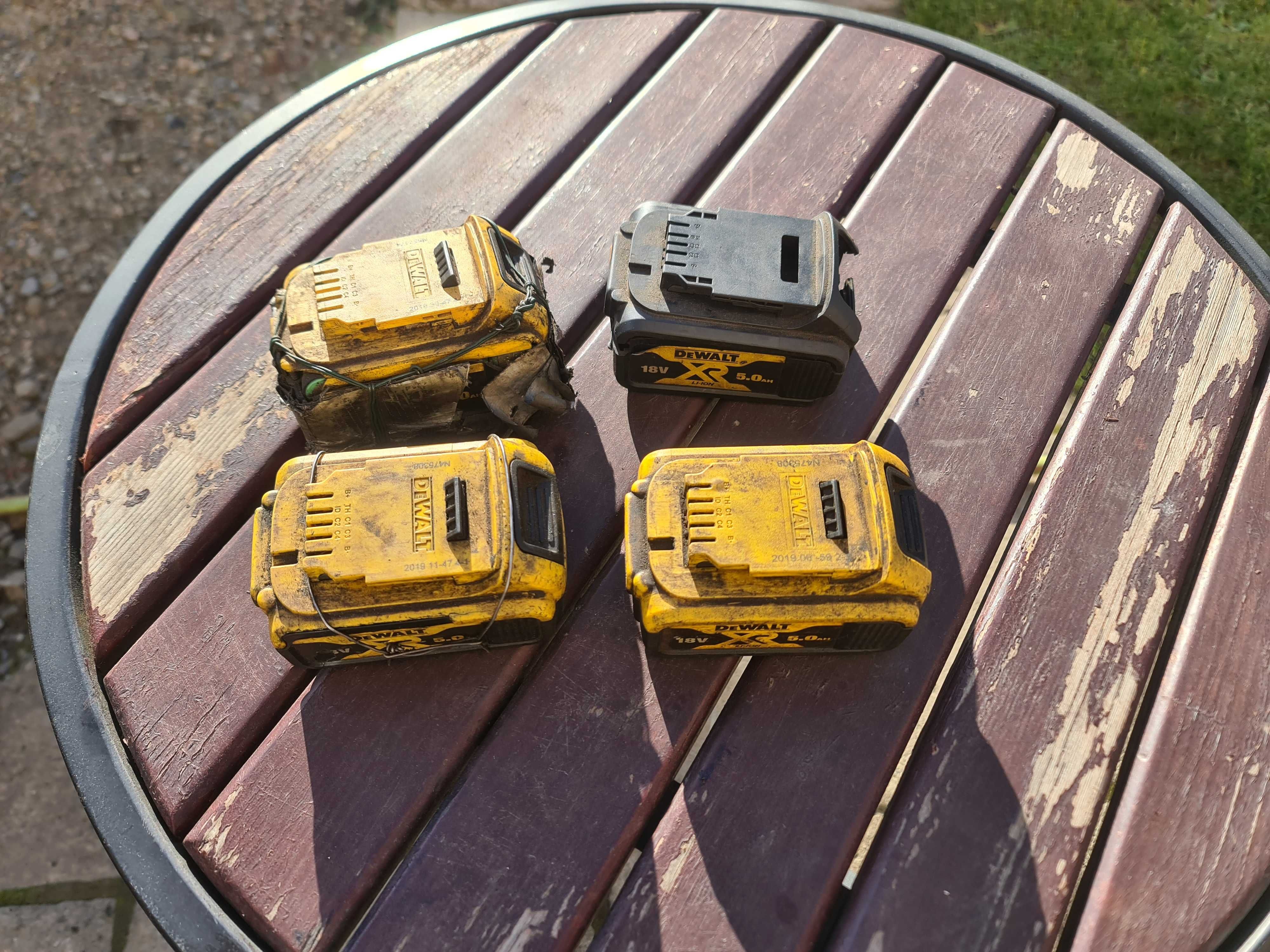 4x Bateria DeWalt XR 18v 5Ah