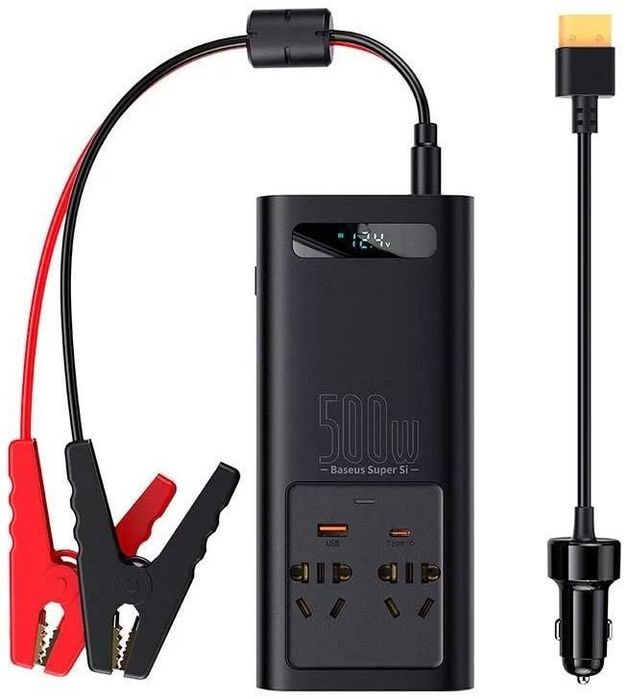 Інвертор Baseus Super Si Power 300w 220V EU, чистий сінус