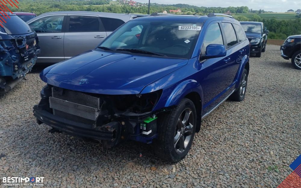 Dodge Journey Crossroad z 2015 roku 166 535 km | NIEBIESKI | od ręki w PL!