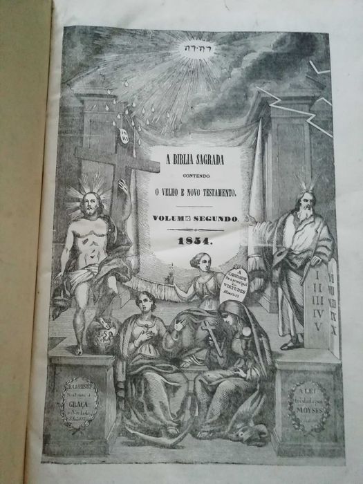 Bíblia Sagrada (4 Volumes) - 1852