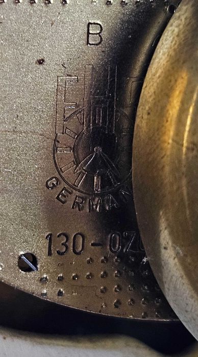 Piękny mosiężny zegar + amfory IMPERIAL - Włochy