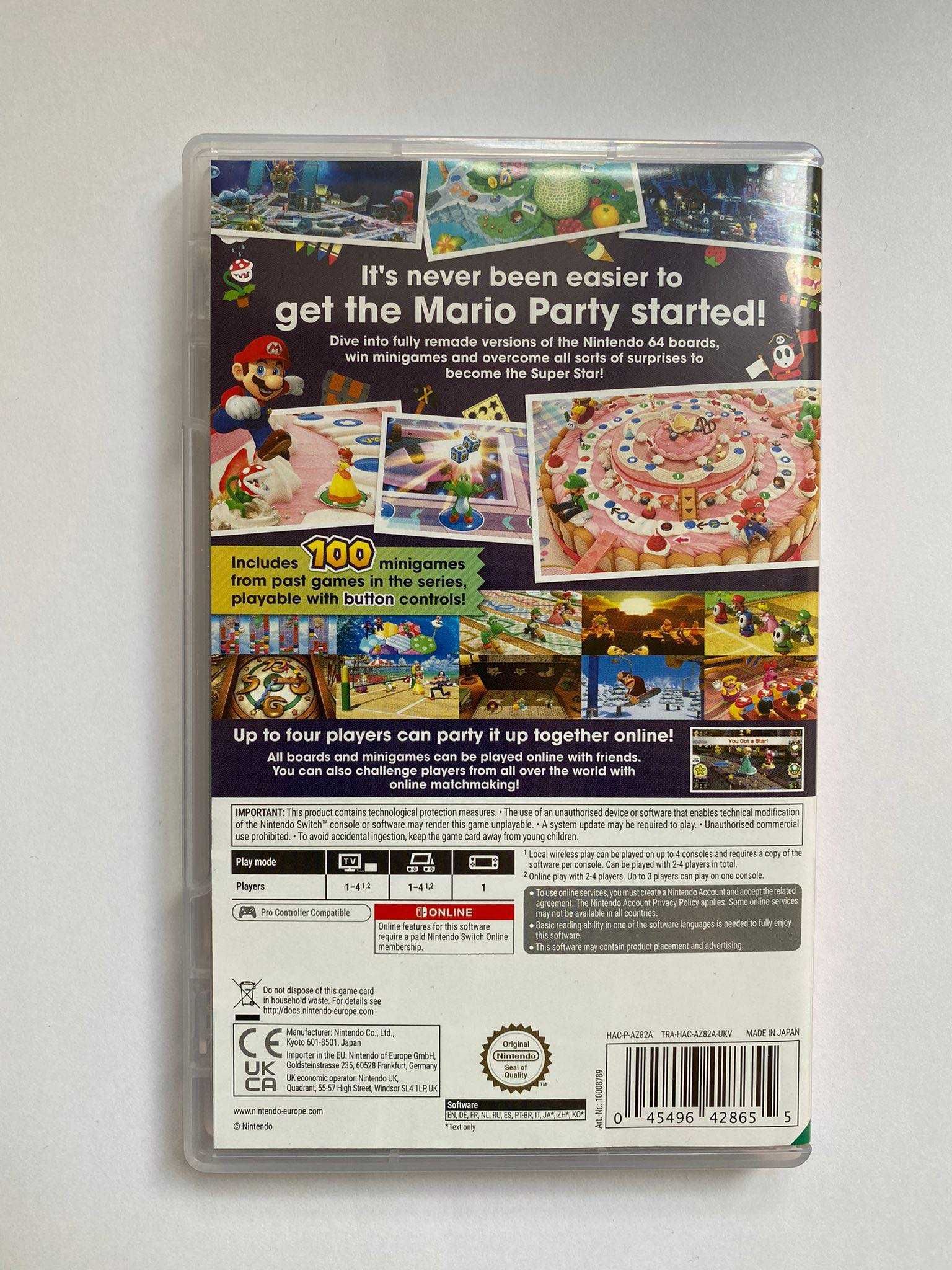 Mario Party Superstars Nintendo Switch