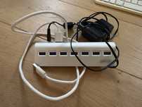 Aktywny hub 6x USB UNITEK z zasilaczem