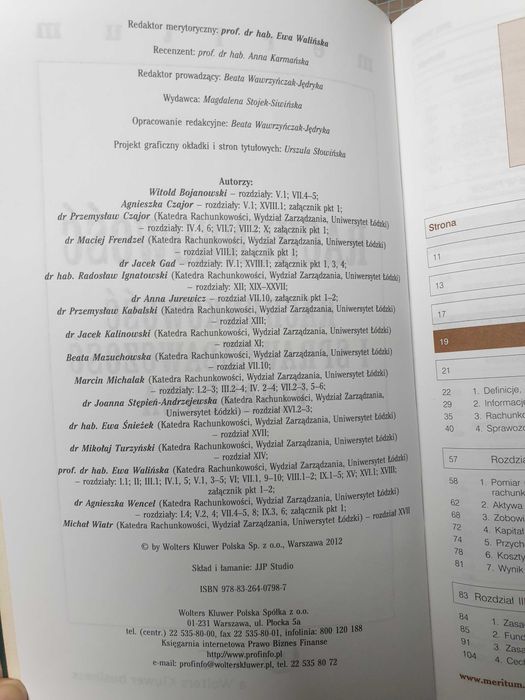 Książka Rachunkowość Sprawozdawczość Finansowa 2012 Meritum na Studia