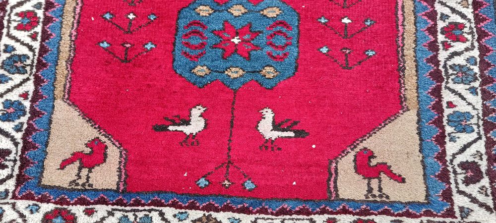 Afgański chodnik wełniany tkany ręcznie dywan 291 x 83 cm perski