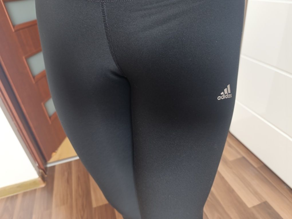 Spodenki legginsy sportowe siłownia bieganie adidas s m