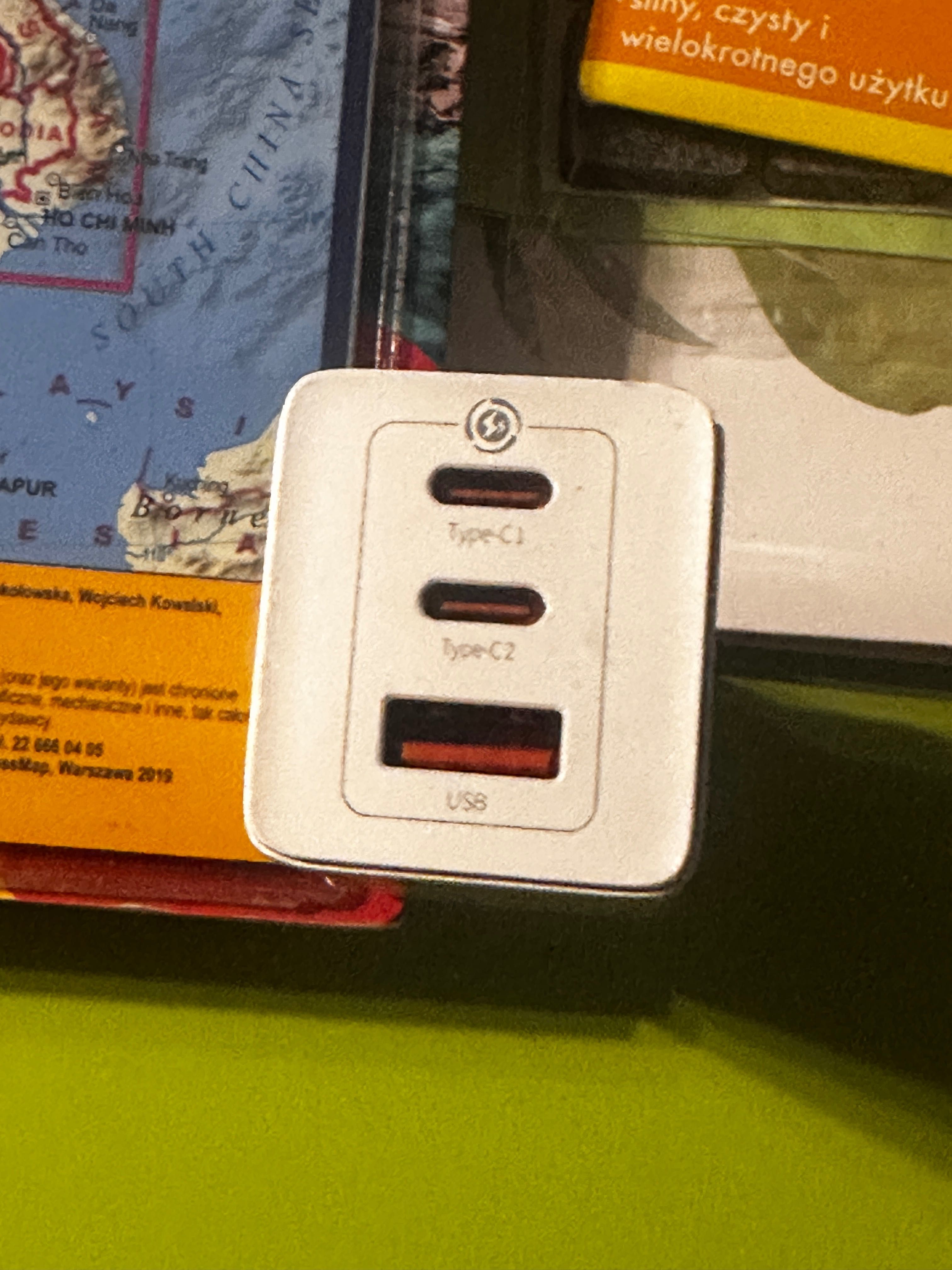 Ładowarka Quickcharger Basesus 65W 2xUSB-C + USB