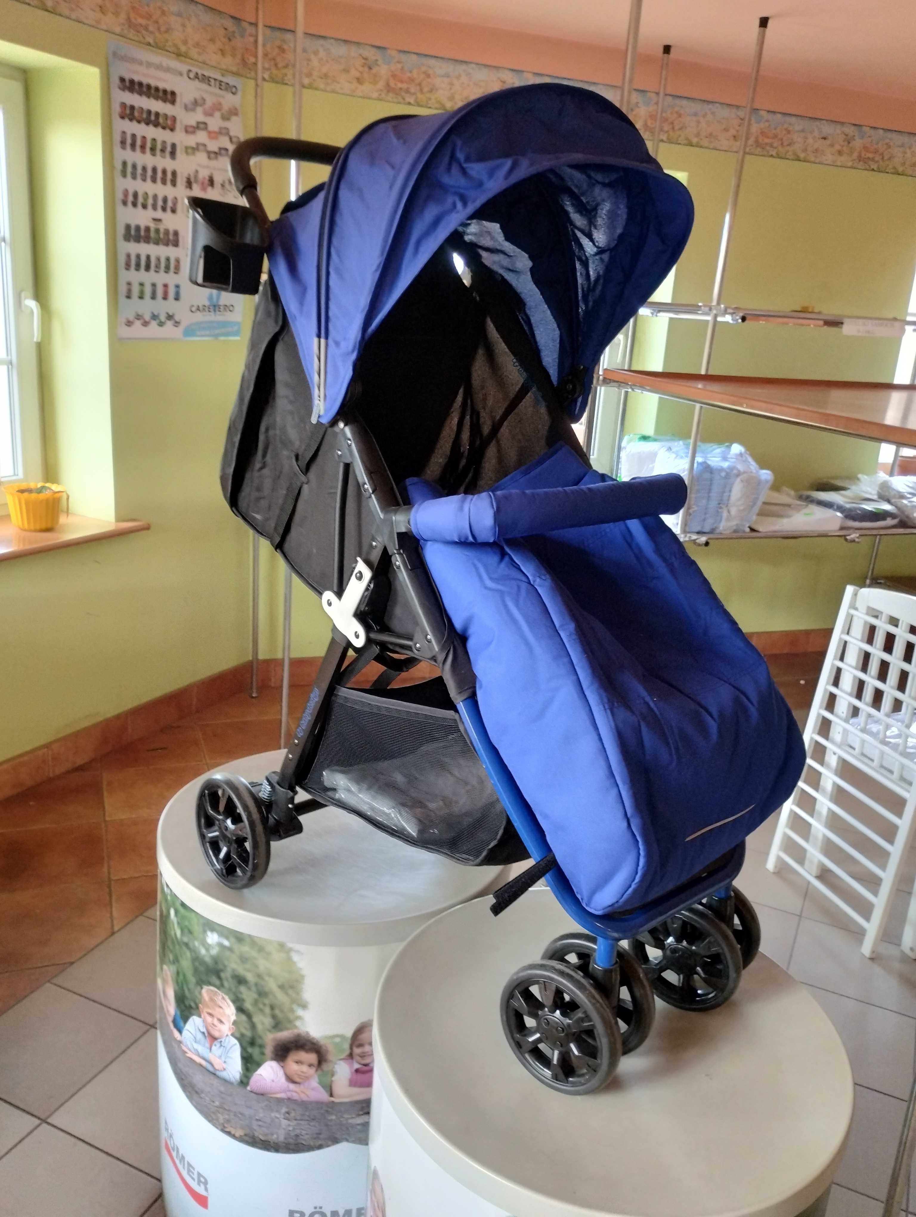 NOWY Wózek spacerowy Click Baby Design BLUE