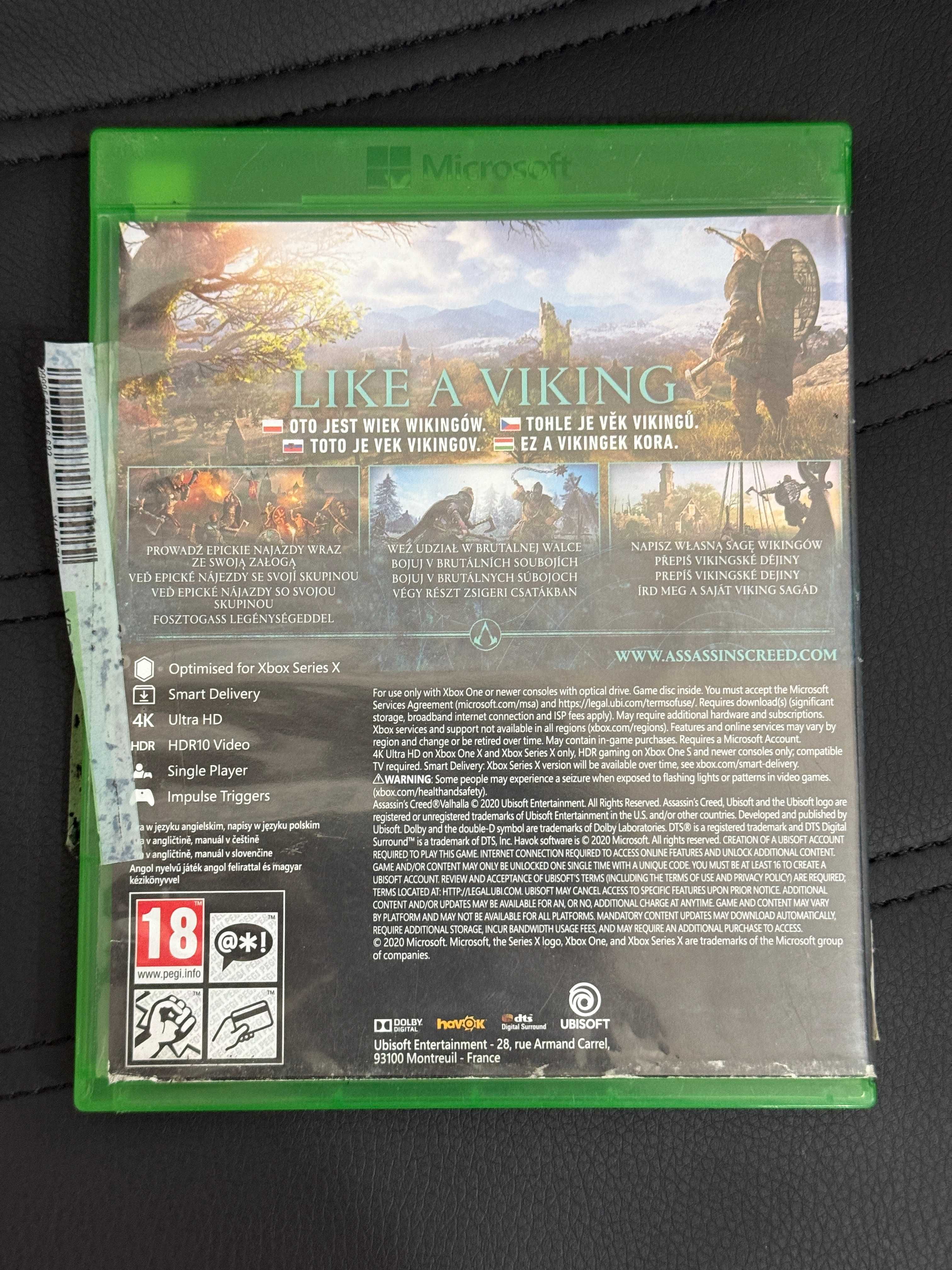 Gra Assassin's Creed Valhalla - xbox one s - series x - SUPER STAN