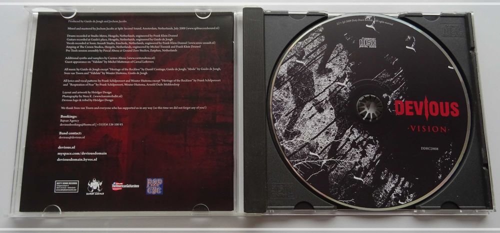 Devious – Vision (Album, CD)