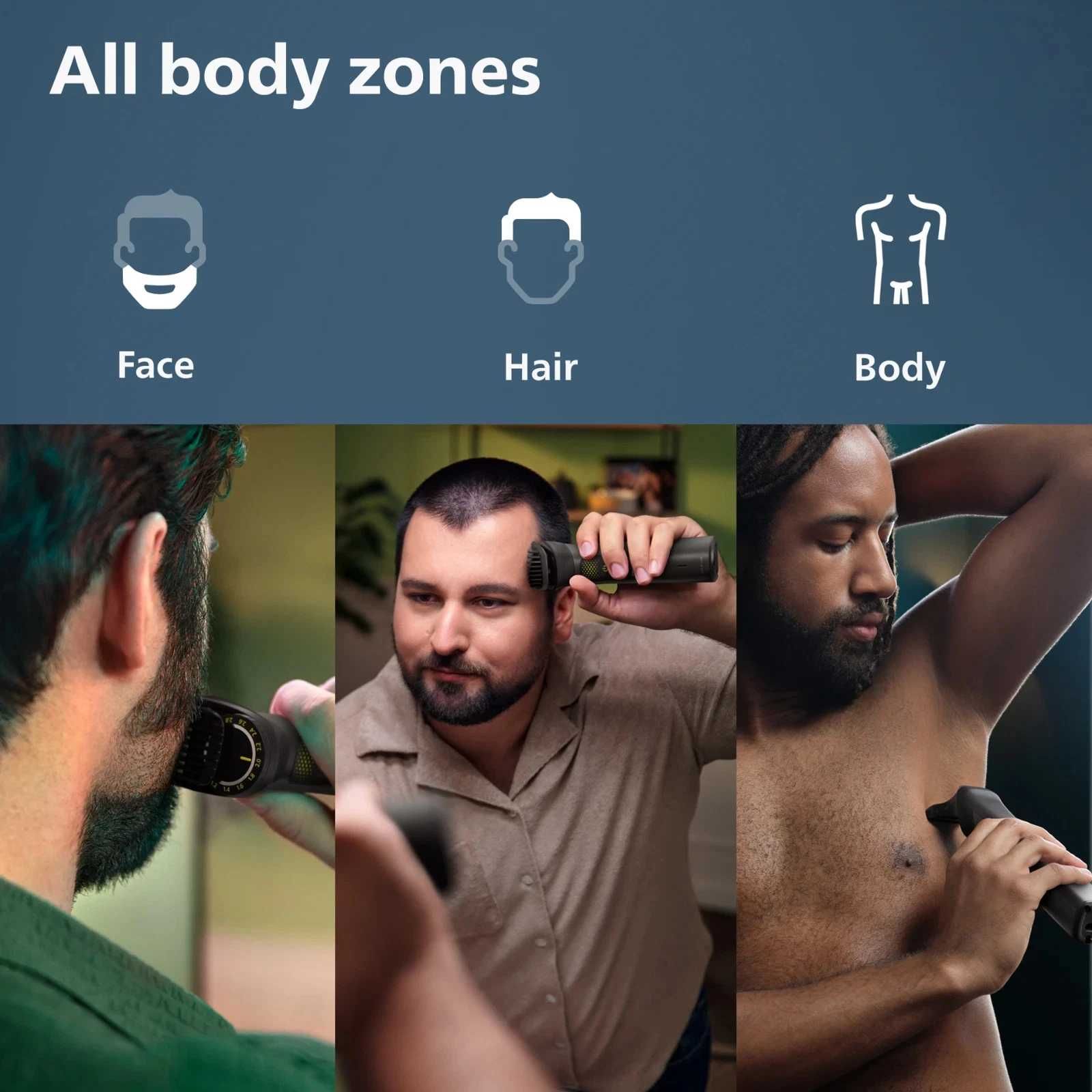 Тримери універсальні Philips Norelco Multigroom All-in-one Trimmer