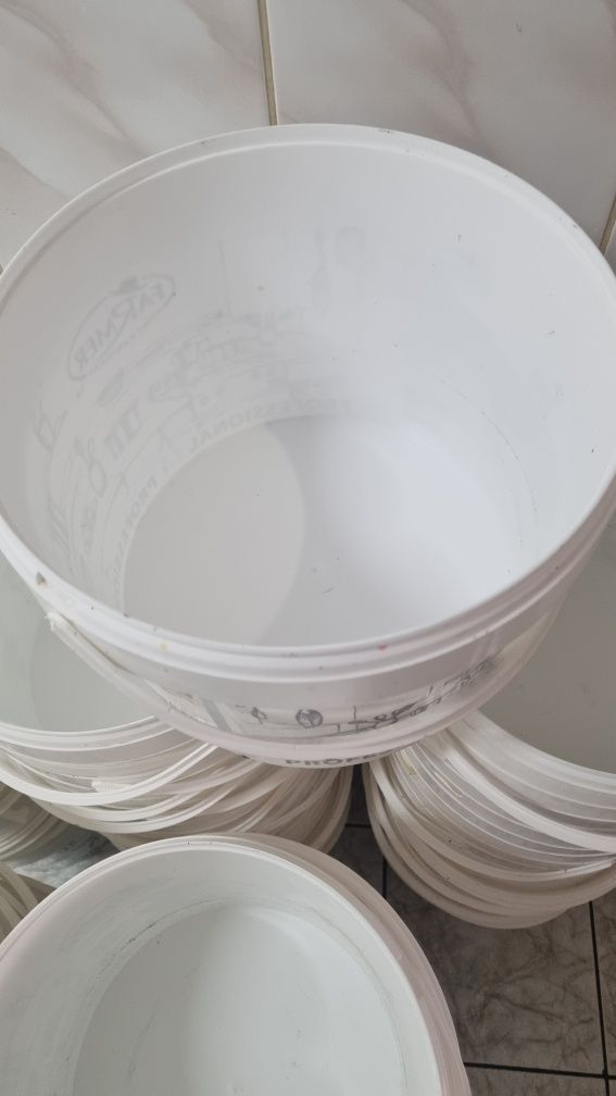Wiaderka plastikowe  5L 10L po spożywce